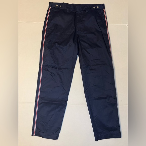 Diesel blue p tucs tape chino trousers - Picture 10 of 13